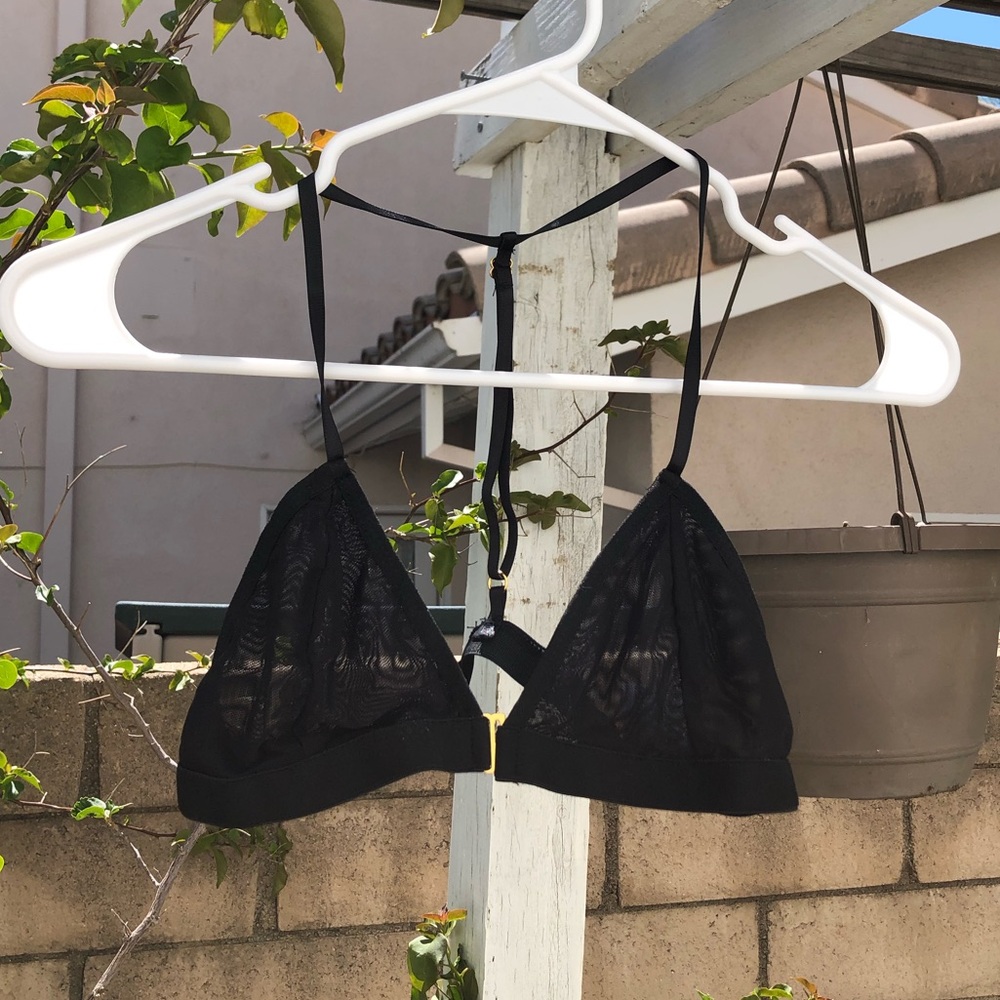 ‼️SOLD‼️black sheer bralette